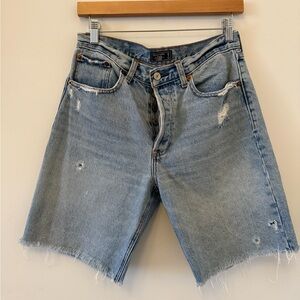 Abercrombie & Fitch Light Blue Jean Shorts